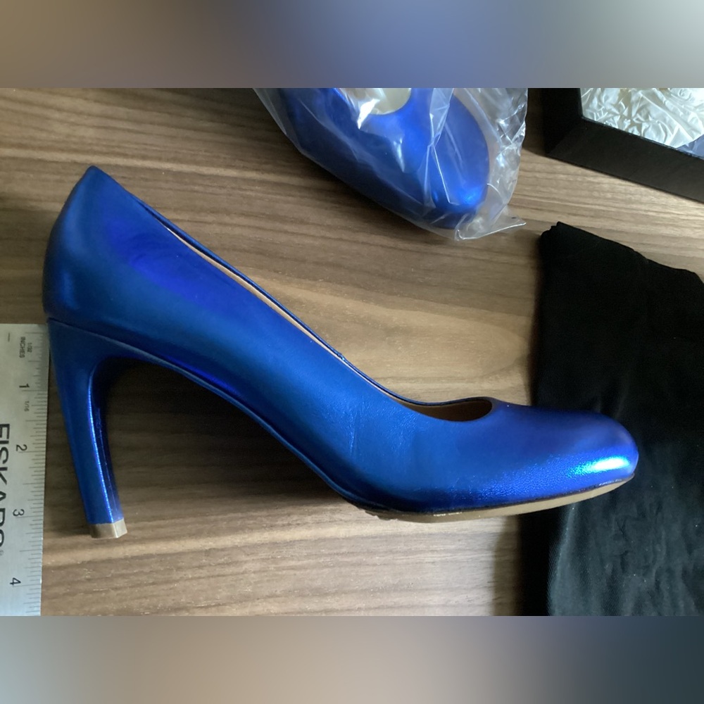 Dries Van Noten Electric Blue Heels NIB, Euro Size 40 - Picture 9 of 9